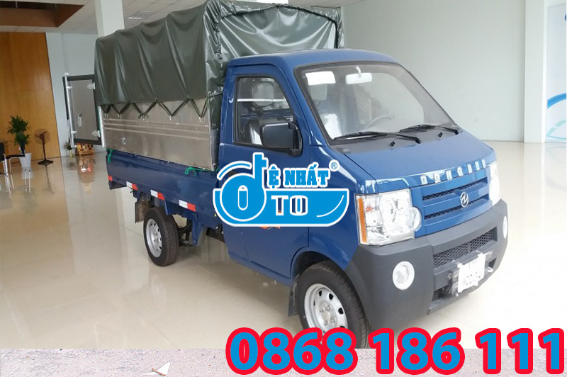xe tải 810 kg thùng khung mui bạt - Xe tải Dongben