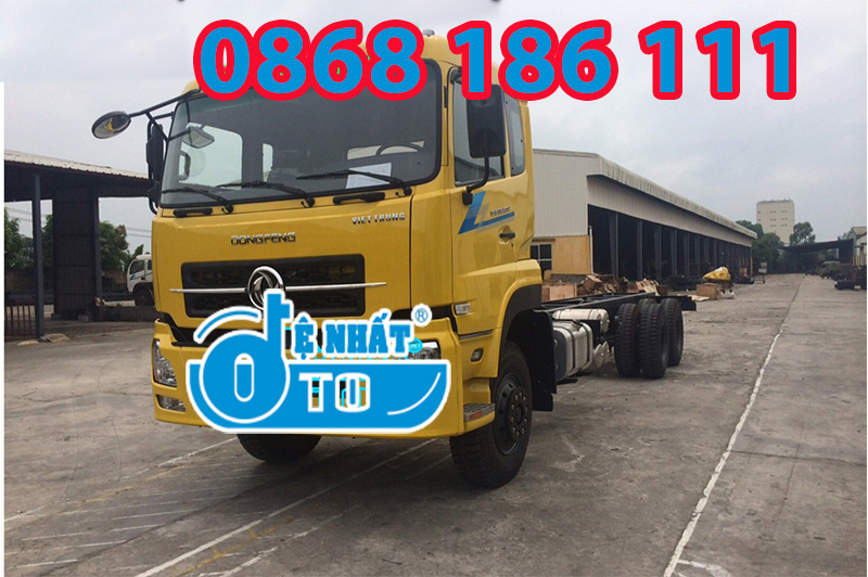 xe tải thùng 3 chân Dongfeng Việt Trung (6x2) trọng tải 14.2 tấn